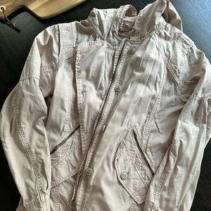 Very pale pink light weight jacket